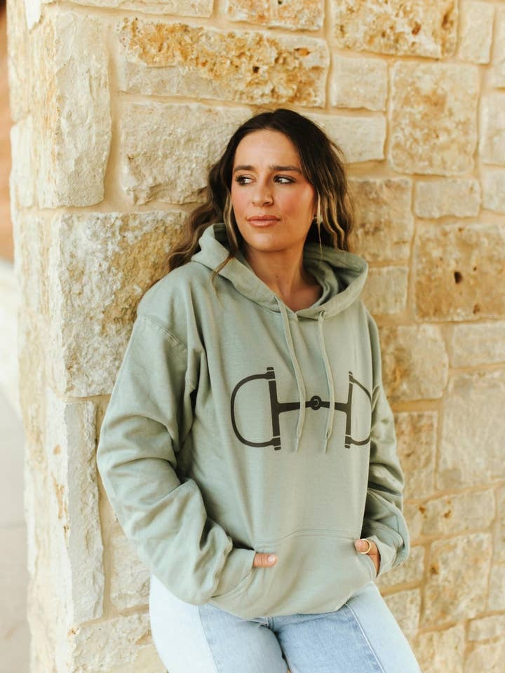 Sudadera con capucha gráfica de bocado de caballo occidental para venta al por mayor de Wild Junkie