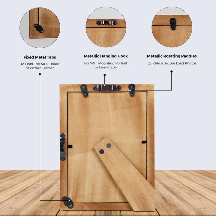Muqeem & Brothers - Wholesale Picture Frame - 5x7 Picture Frames Pack of 3- Cloud2