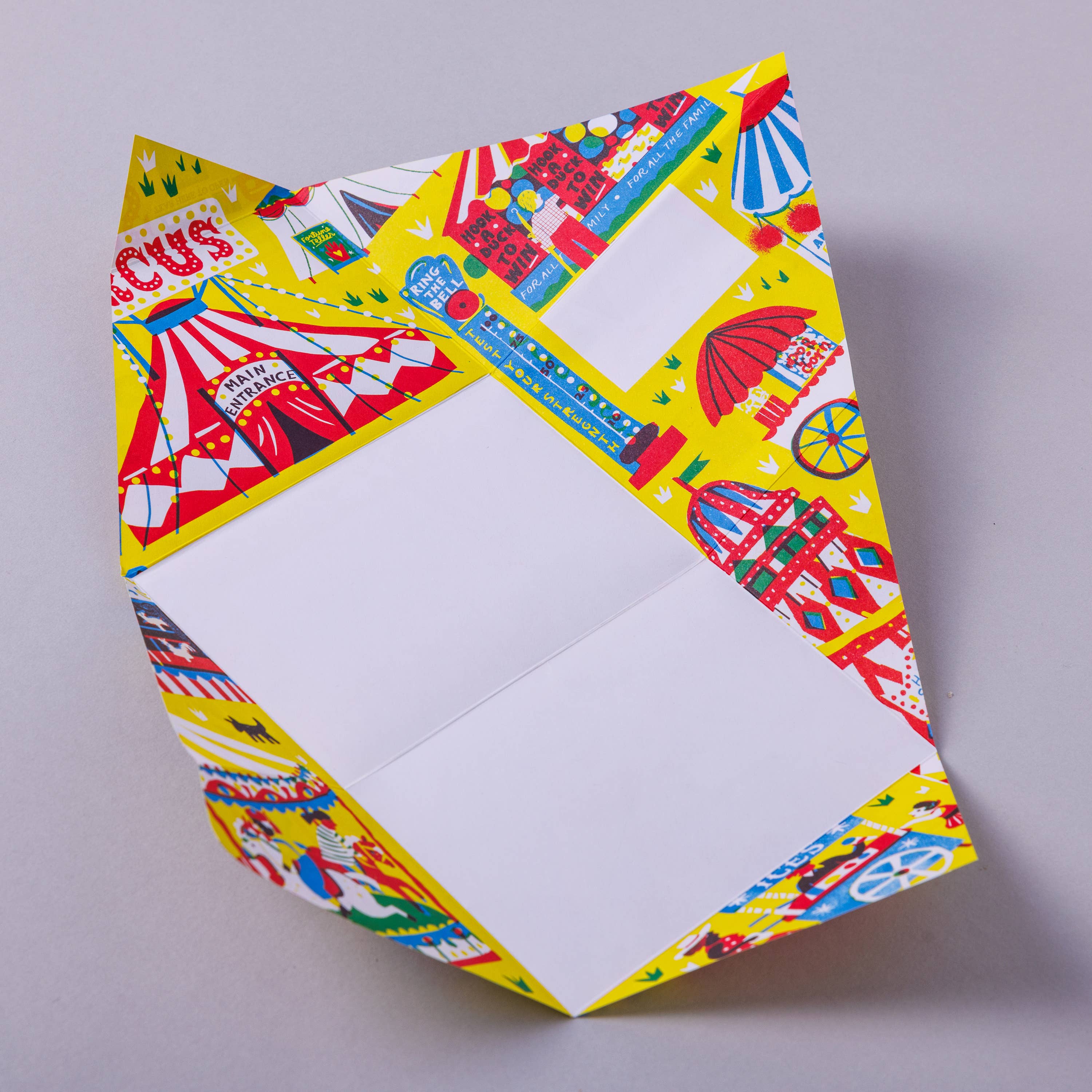 pigeonposted - Wholesale Stationery/Notecard Set - Circus Pigeon letter pack2