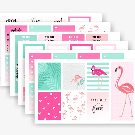 Flamingo Ultimate Weekly Kit for wholesale by Stickies by C&S