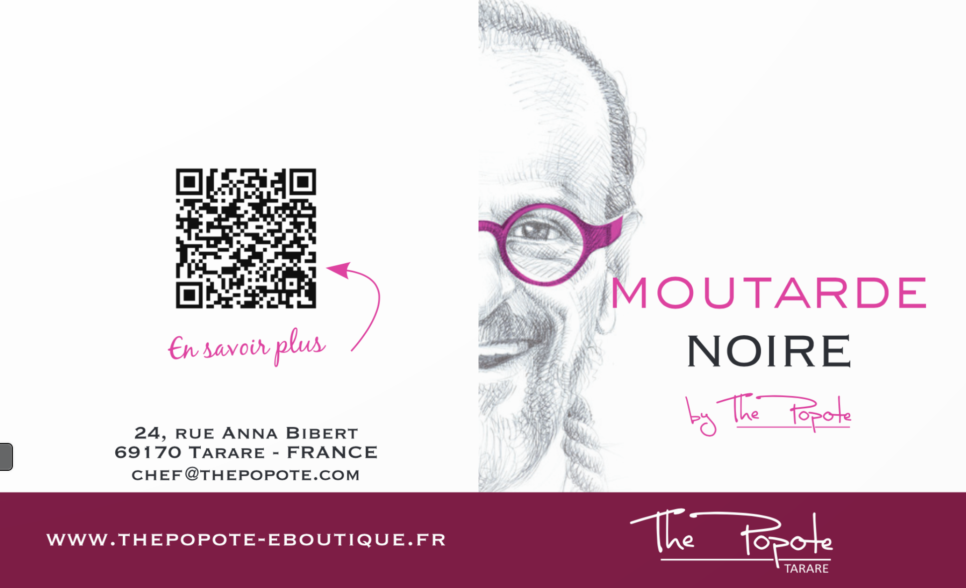 The Popote - Wholesale Mustard - "Black" Mustard, Anchoives and Aromates3