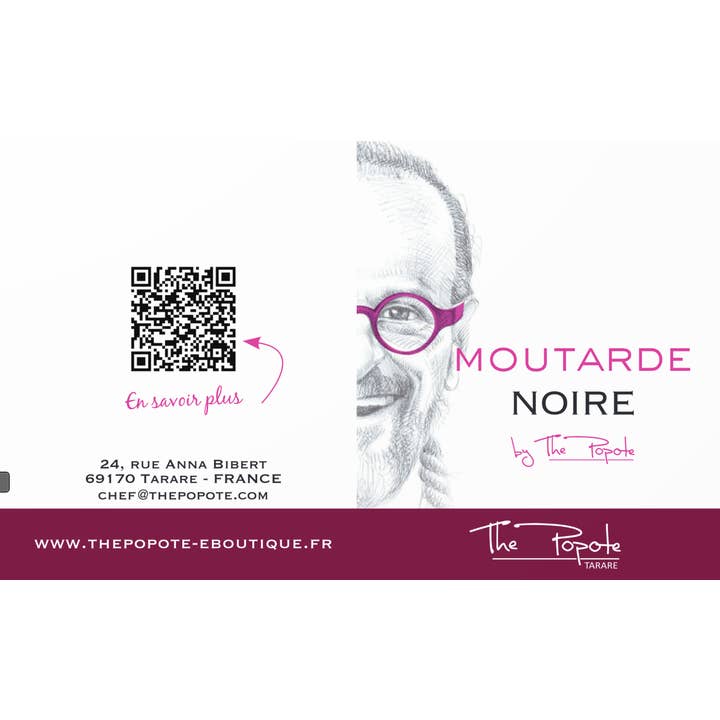 The Popote - Wholesale Mustard - "Black" Mustard, Anchoives and Aromates3