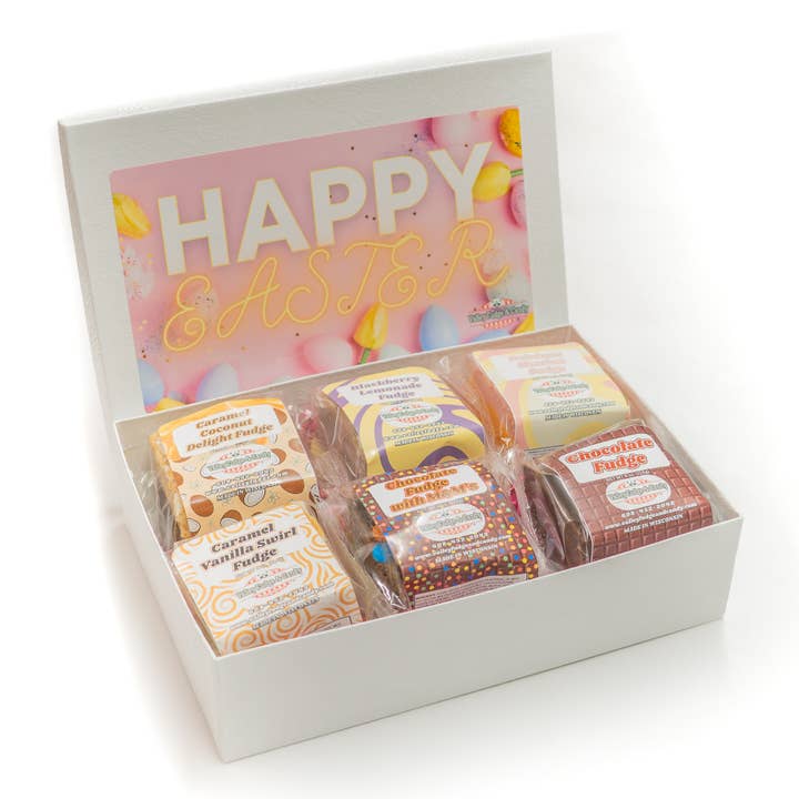 Easter Fudge Gift Box for wholesale by Valley Fudge & Candy