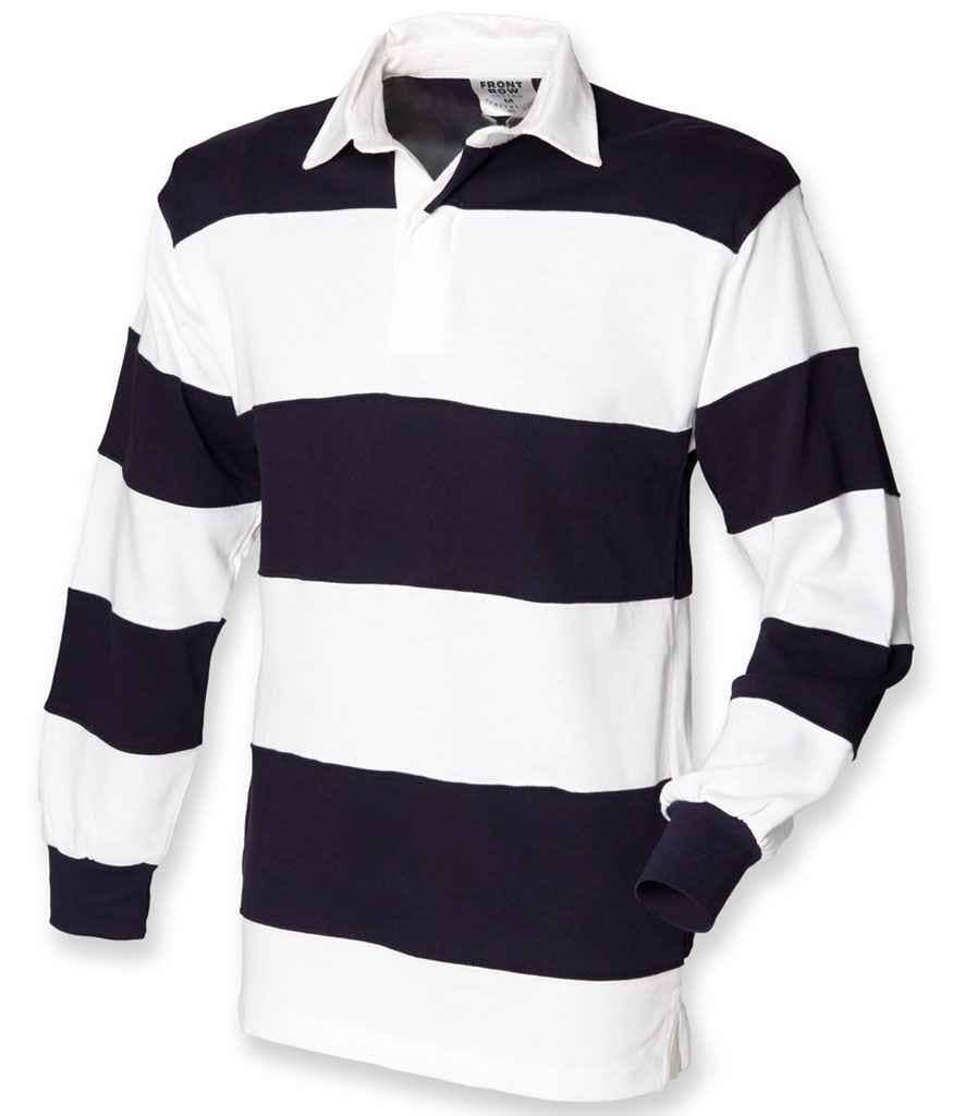 Pierre Francis - Venta al por mayor Polo - Hombre - Front Row - Camiseta de rugby con rayas cosidas3
