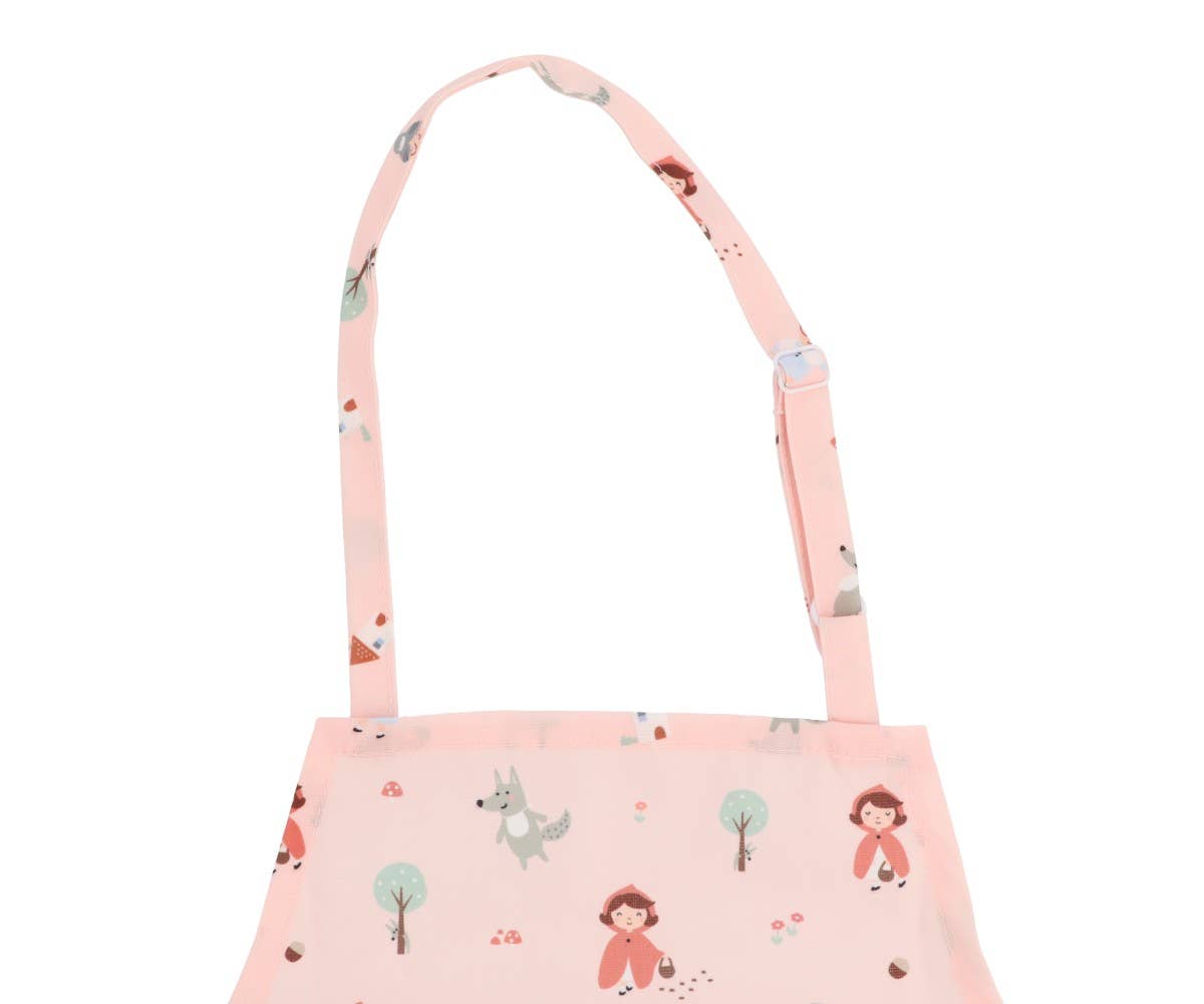 Tutete - Vente Tablier – enfant - Ensemble tablier et manique Petit Chaperon Rouge Personnalisable1