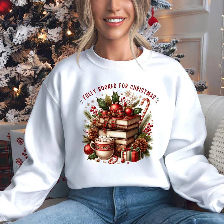 Booked for Christmas for wholesale by Rebel Charm Central Transfers