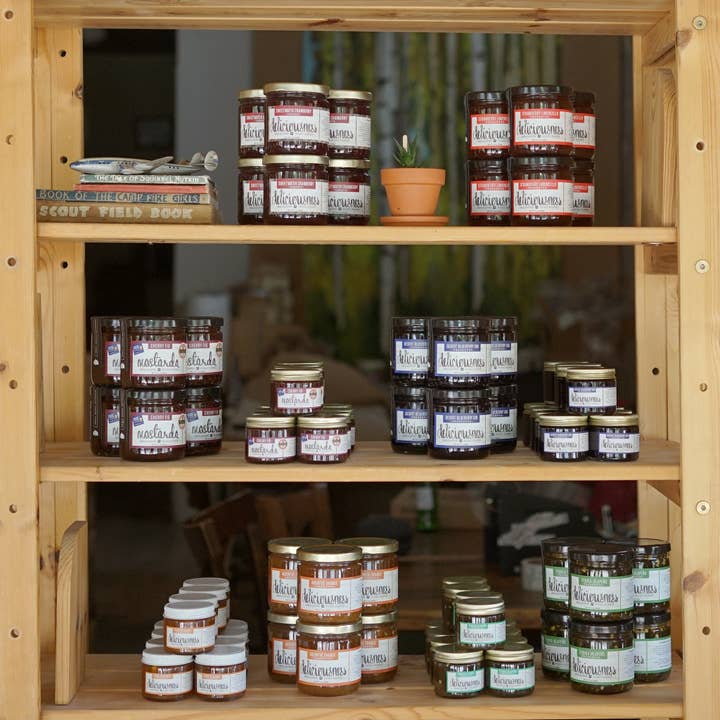 RedCamper - Wholesale Preserves - Desert Blueberry Gin Deliciousness Preserves - 2.75oz