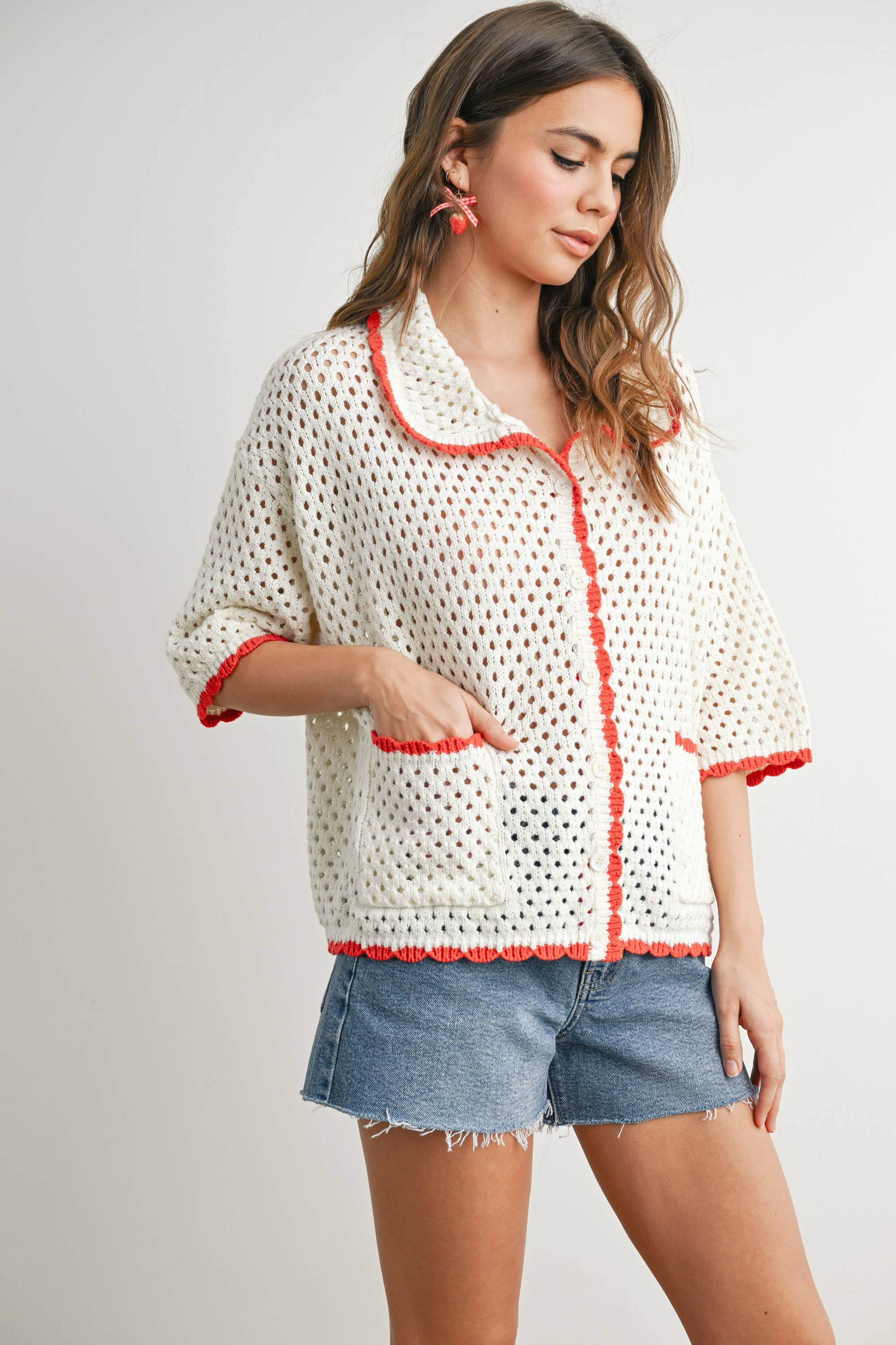 BUTTERMELON - Vendita all'ingrosso Maglione tricot - Donna - Maglione all'uncinetto Urban Vibe - BMW765427