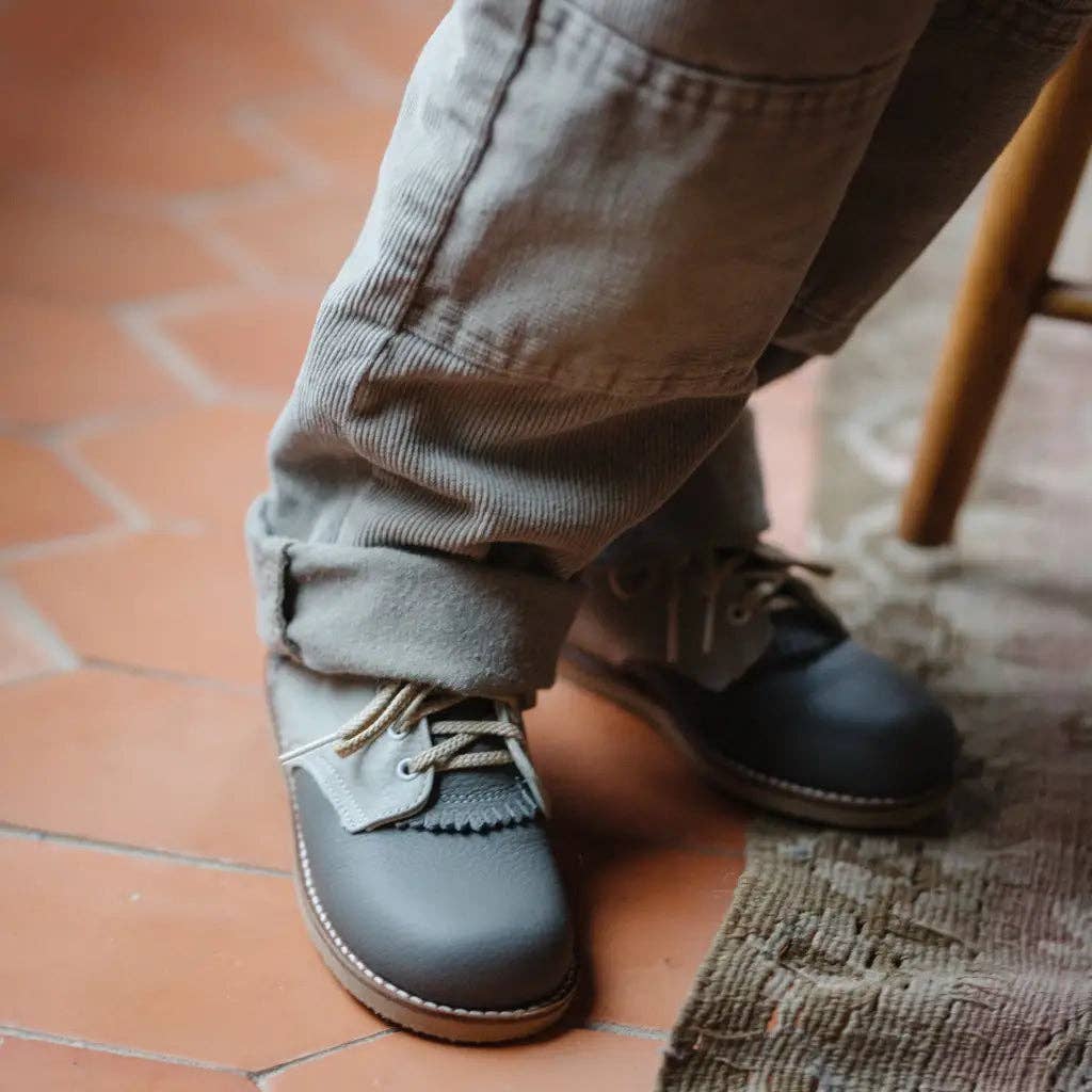 Zimmerman Shoes - Wholesale Lifestyle Sneakers - Kids - Artie Saddle - Dark Grey/Dove Grey5