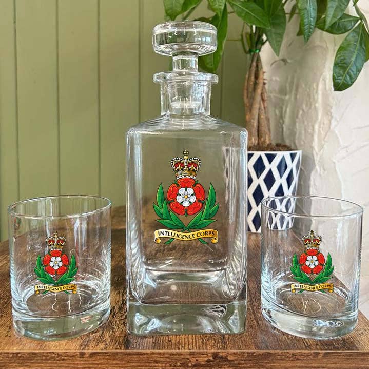 Intelligence Corps - Decanter for wholesale by Thecraftyblackdog