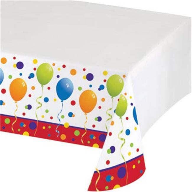 Party Expo, LLC - Wholesale Disposable Table Cover/Runner - Value Feliz Cumpleanos Table Cover