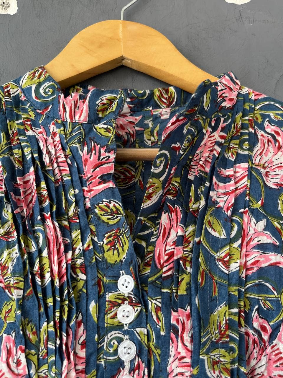 bhavnas boutique - Wholesale Tunic - Women's - Best Floral Indian Hand Block Print Cotton Women Wear Kurtis1