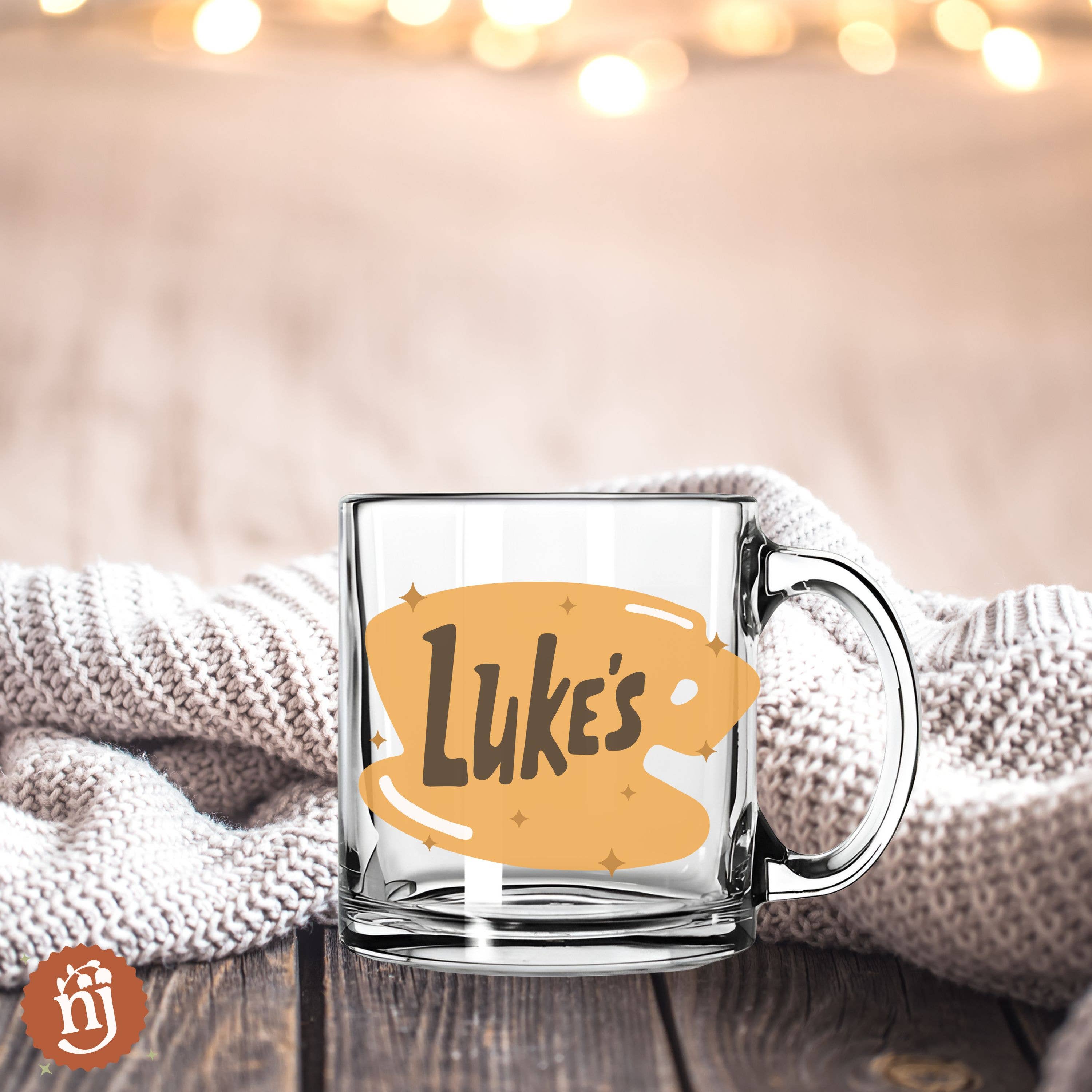 Nearly June Design Co - Wholesale Coffee Mug - Gilmore Girls Luke's Diner Glass Mug4