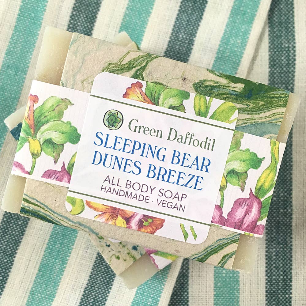 Green Daffodil Bath & Body - Wholesale Bar Soap - Sleeping Bear Dunes Breeze  Handmade Bar Soap  - Michigan2