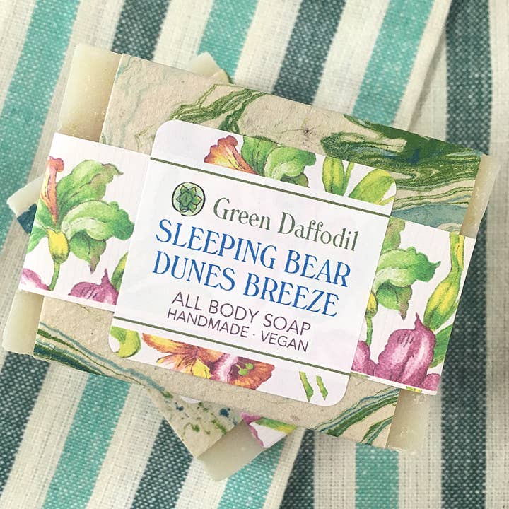 Green Daffodil Bath & Body - Wholesale Bar Soap - Sleeping Bear Dunes Breeze Handmade Bar Soap - Michigan2
