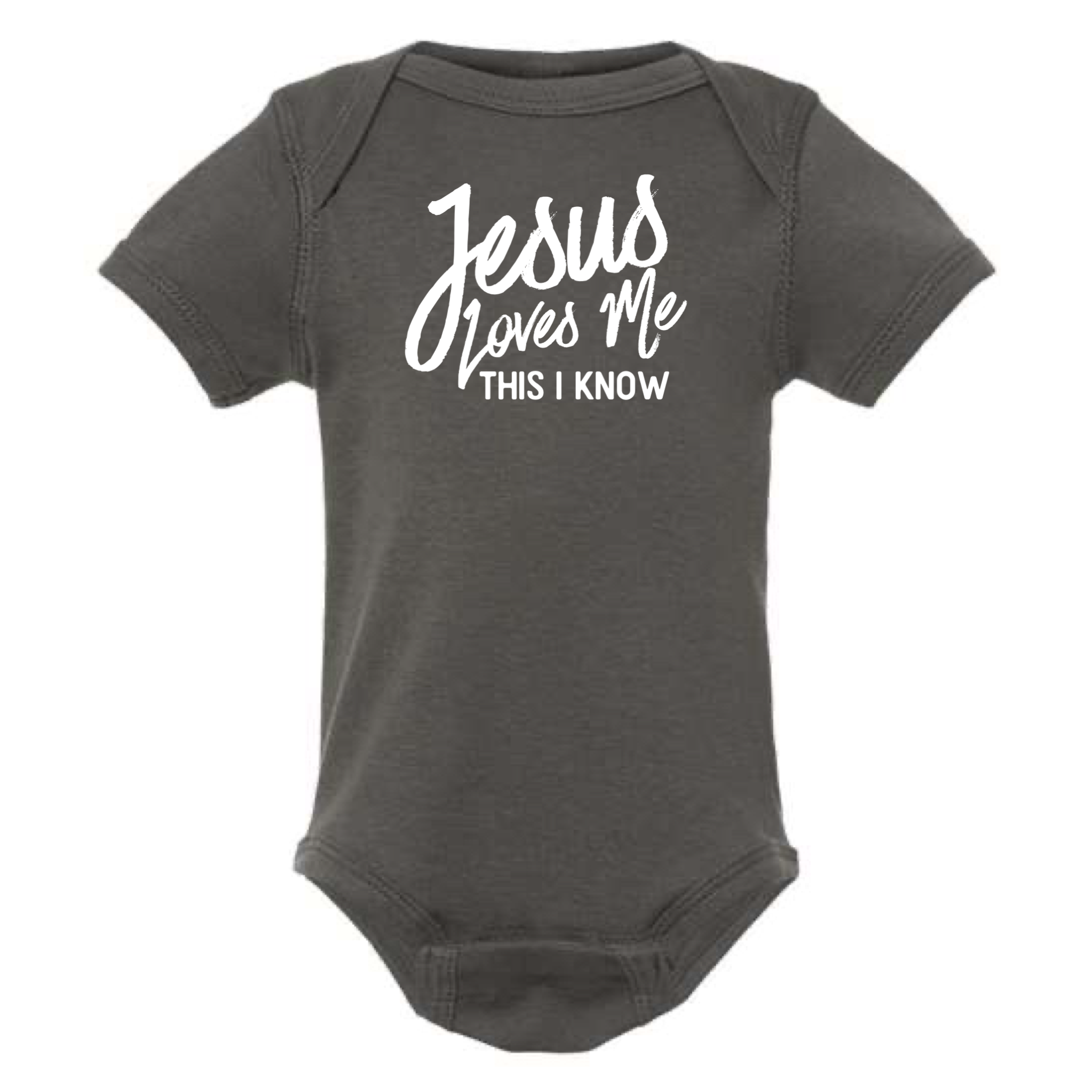 dkhandmade - Wholesale Bodysuit (Non-Footed) - Baby - JESUS LOVES ME THIS I KNOW BABY ONESIE0