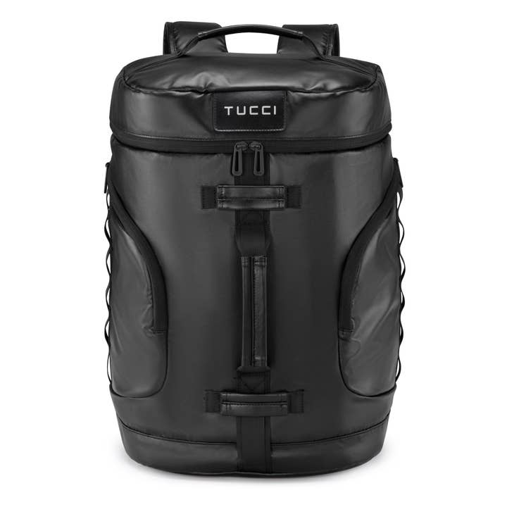 TUCCI Dash Bag Black Backpack for wholesale by Titanio Travel Goods Group