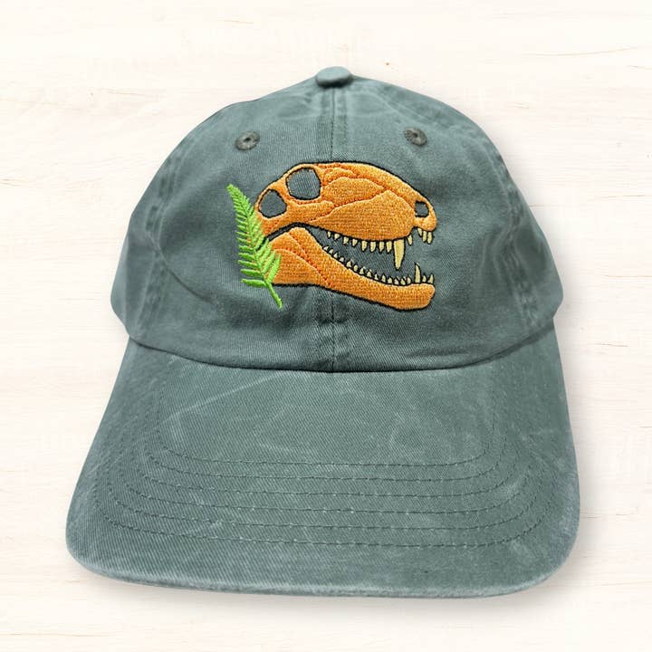 Dimetrodon Skull Hat for wholesale by Holly Simon