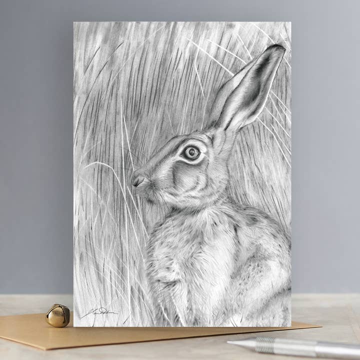 EUREKA!: LEBRE DE NORFOLK A SEGURAR FIRME EM CULTURAS DE COBERTURA | Cartas, por atacado de Deckled Edge Ltd