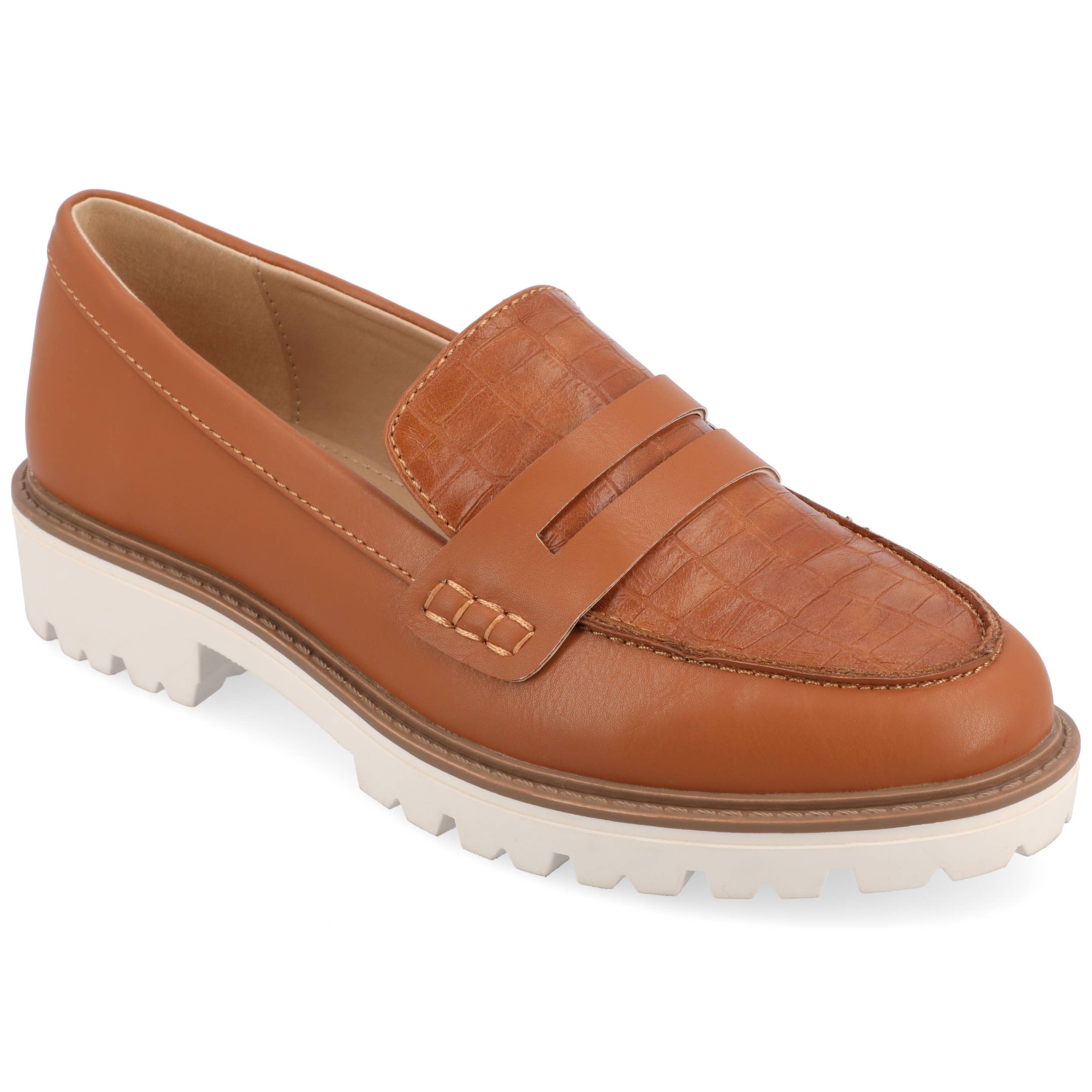 Journee - Wholesale Flats - Women's - Kenly Statement Loafer Flats In Faux Leather8