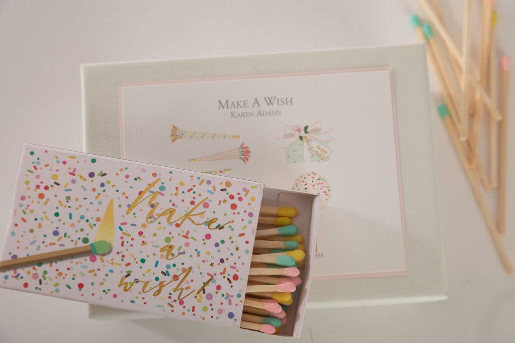 Karen Adams Designs - Wholesale Matches - Happy Birthday Matchbox4