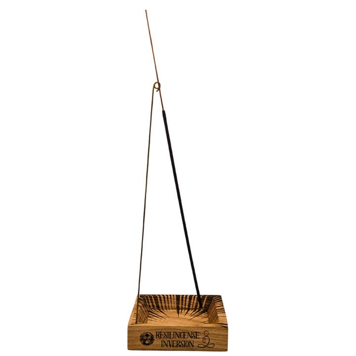 ResilScents WholeSale - Wholesale Incense holder - Inversion Ash Catcher – Crafted Wood & Brass Incense Stand18