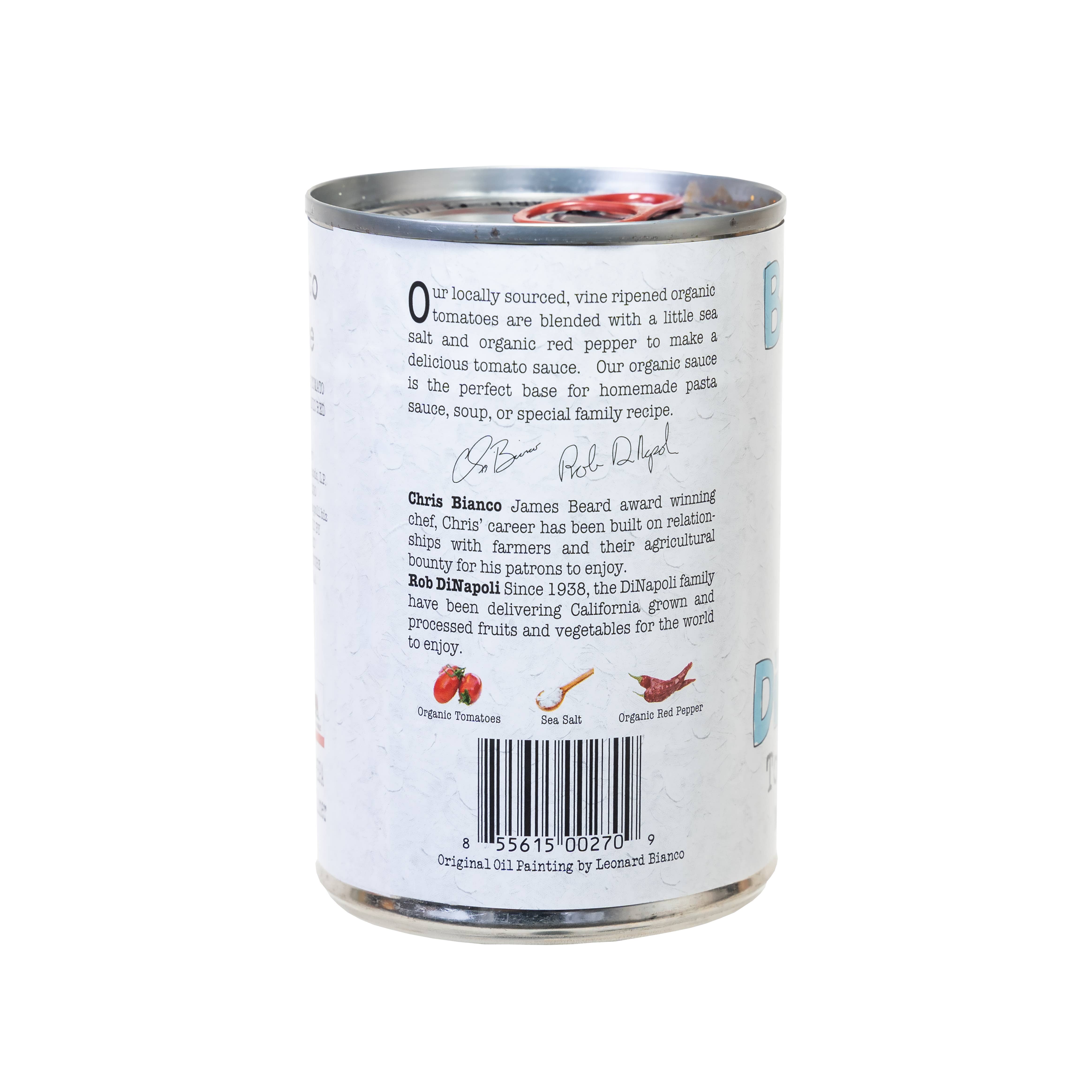 Bianco Dinapoli - Wholesale Sauce - Bianco DiNapoli Organic Tomato Sauce 14.5 oz  (12ct)3