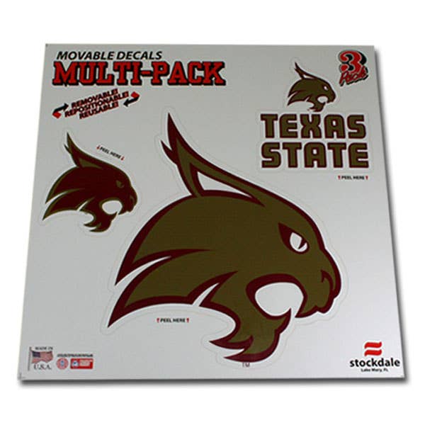 Turnovers Inc - Wholesale Sticker - Texas State Bobcats0