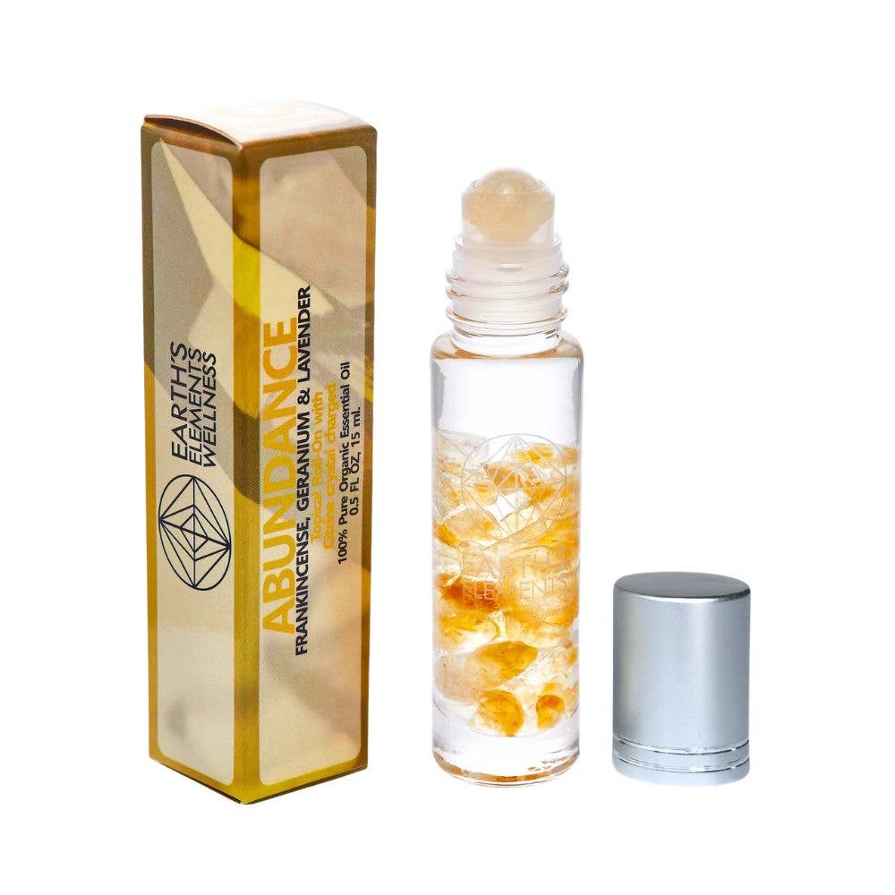 Earths Elements Wholesale - Wholesale Essential Oil Roll-On - Crystal Roll-On - Abundance1