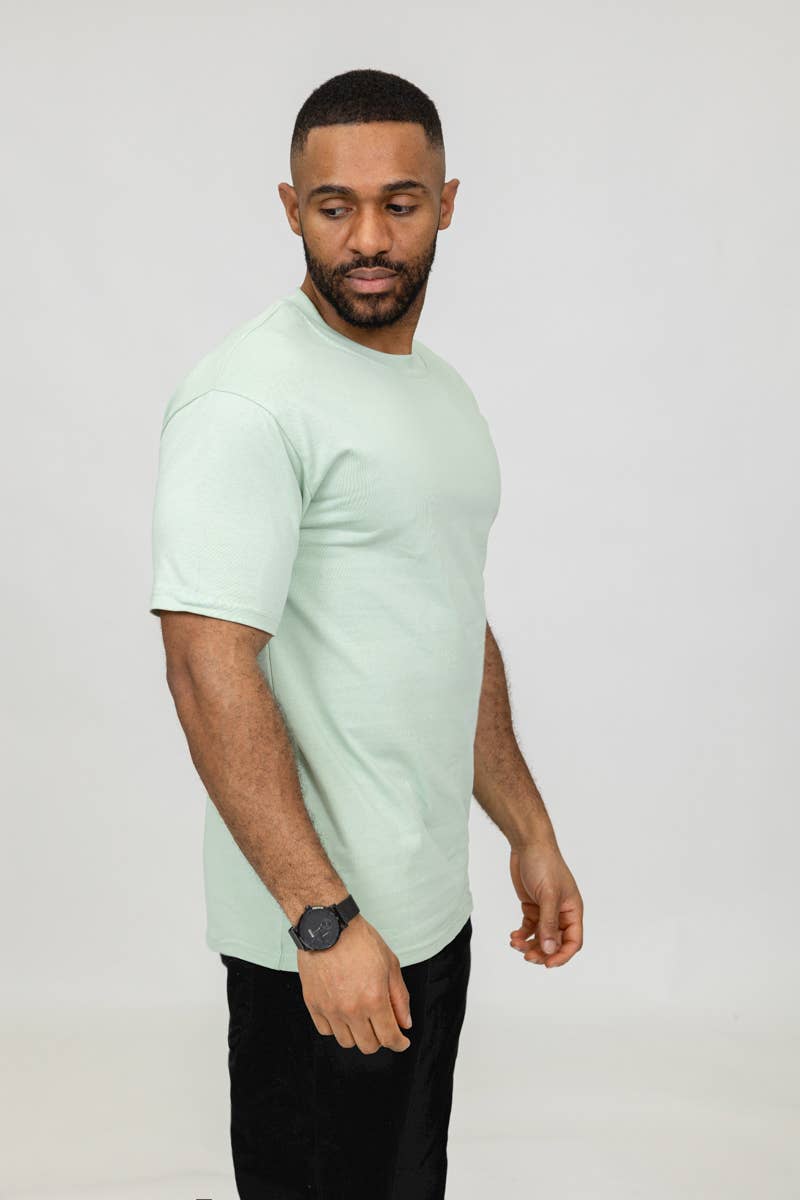 Zayne Paris - Wholesale T-Shirt - Men's - plain oversized round neck t-shirt tx920-0