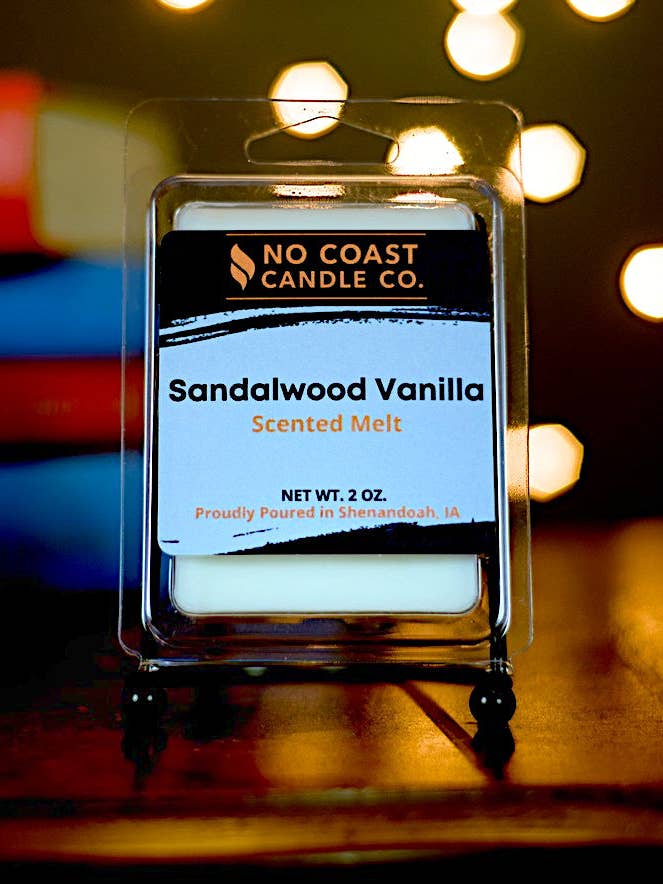 Sandeltræ Vanilla Wax Smelt for engroshandel hos No Coast Candle