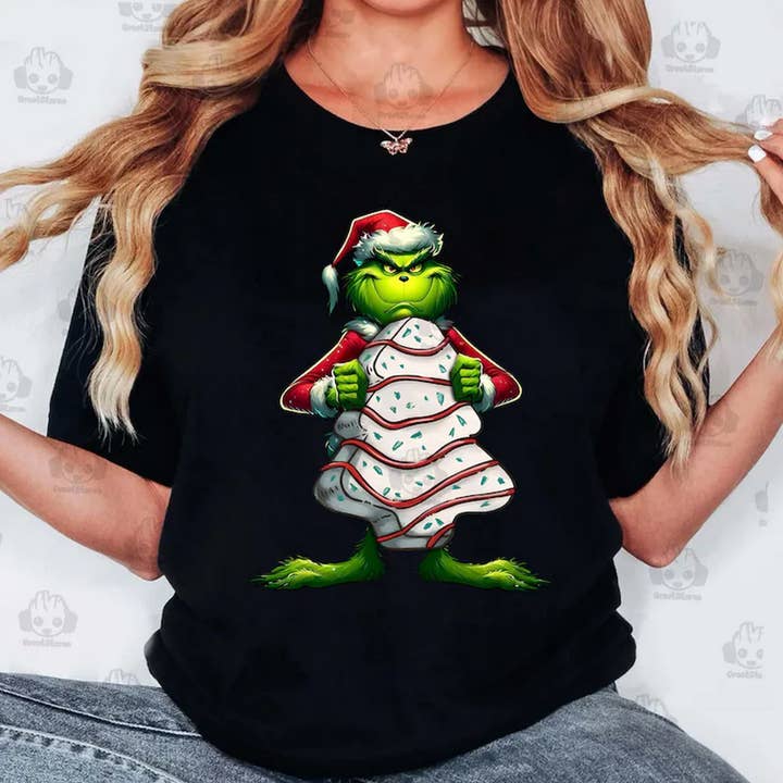 Christmas Debbie Tree Cake Shirt, Christmas Comedy Movies Fr for wholesale by OneStopSapphireShop