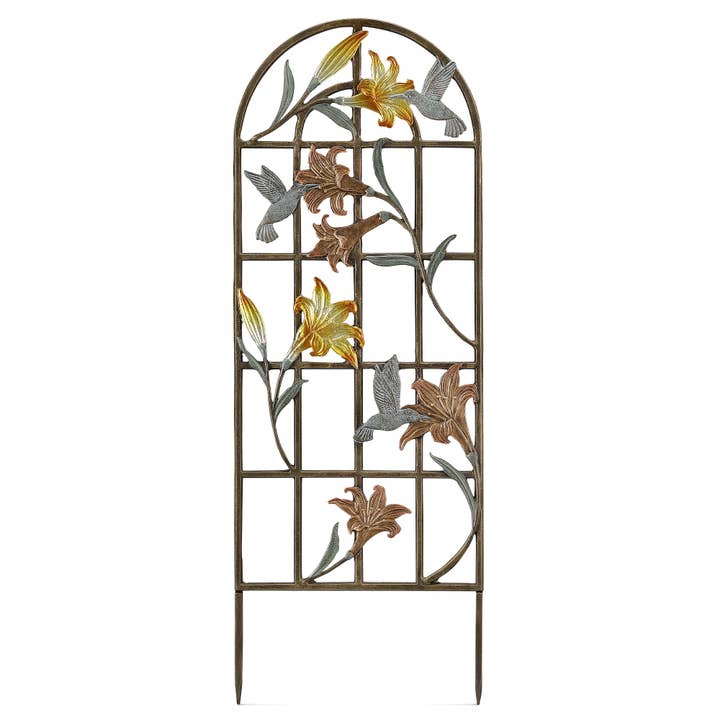 Wide Hummingbird Trellis (Spik for wholesale by SPI Home