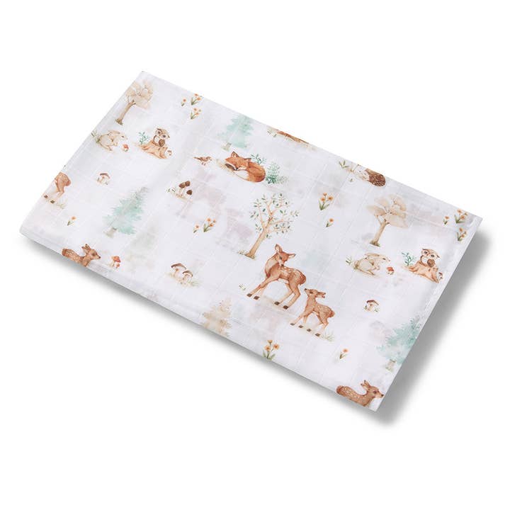 Snuggle Hunny - Wholesale Swaddle - Baby - Woodland Tales Organic Muslin Wrap1