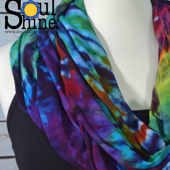 Cachecol Infinity | Espiral Classic Rainbow por atacado de Soul Shine Maine