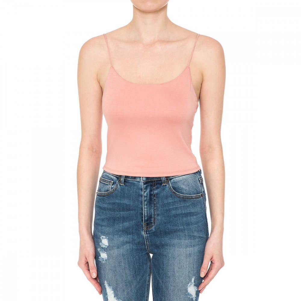 Paperdoll - Wholesale Camisole - Women's - SKINNY CAMI STRAP CROP TOP3