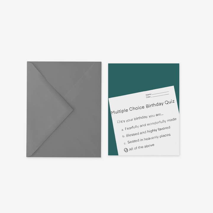 Birthday Quiz: Faith Based Edition for wholesale by Posterity Paper