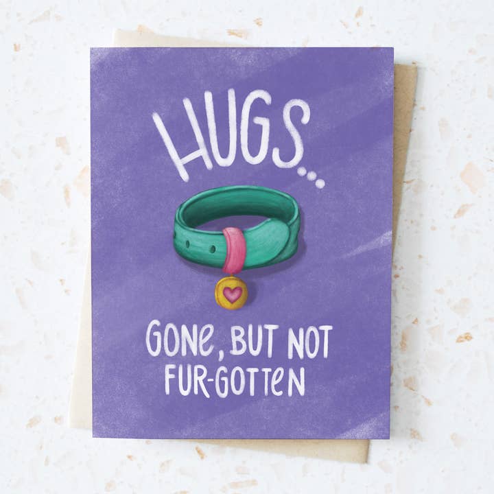 Grußkarte Pet Loss für den Großhandel von Hop & Flop