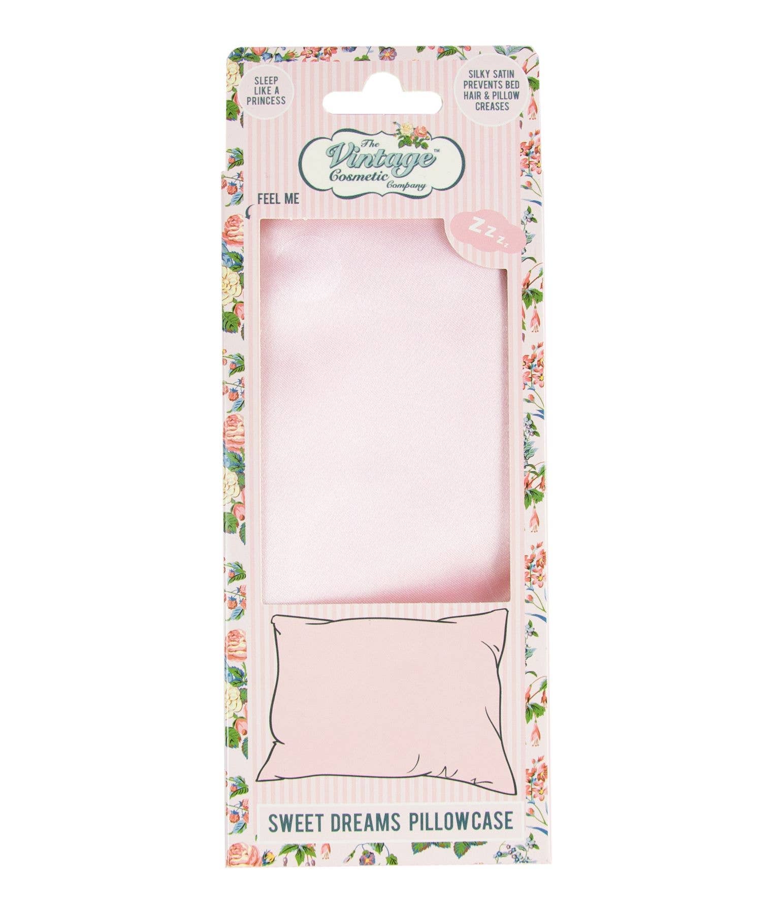 Beauty Pro - Wholesale Bedding Pillowcase/Sham - The Vintage Cosmetic Company Sweet Dreams Pillowcase Pink1