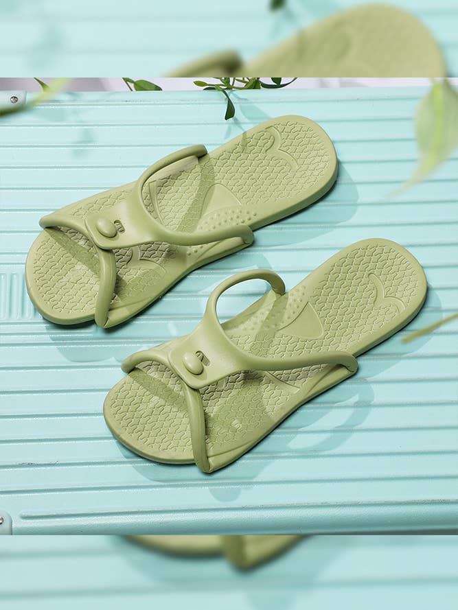 UNISHE - Wholesale Slippers – Women's - Plain EVA Light Foldable Slippers ZK14317