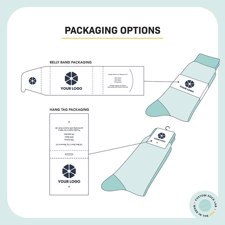 Custom Sock Lab - Wholesale Socks - Unisex - Cotton Dress Sock5