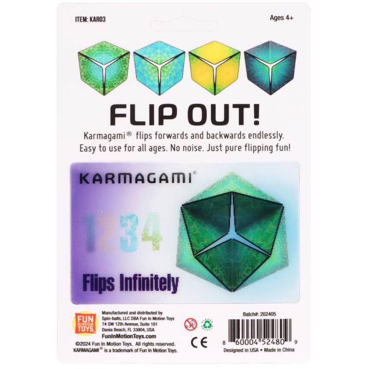 Fun In Motion Toys - Wholesale Fidget Toy - Kids - Karmagami - Fidget Toy (packed in 2 free PDQs)