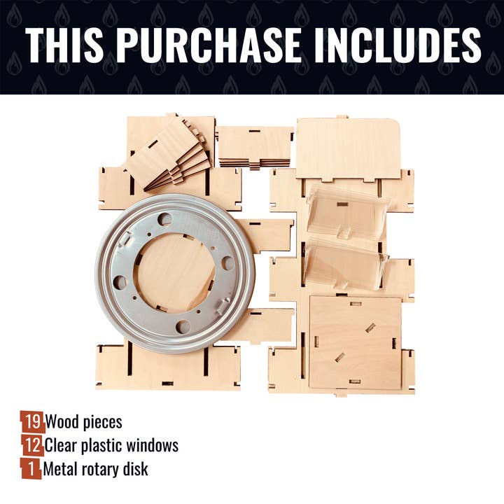 Torched Displays - Wholesale Retailer Display Stand/Case - Rotating Display Stand for Stickers, Decals and Small Cards17