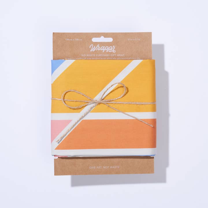 Wrappr - Wholesale Flat Wrap - Play | 50" Organic Cotton Furoshiki Fabric Gift Wrap