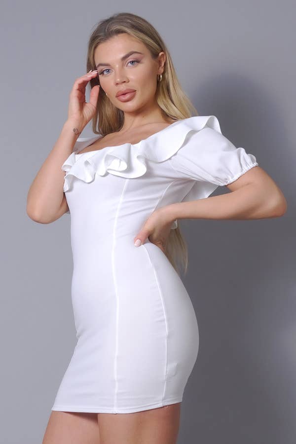 CEFIAN FASHION - Wholesale Dress - Women's - *EASTER* RUFFLE ME CUTE MINI DRESS10