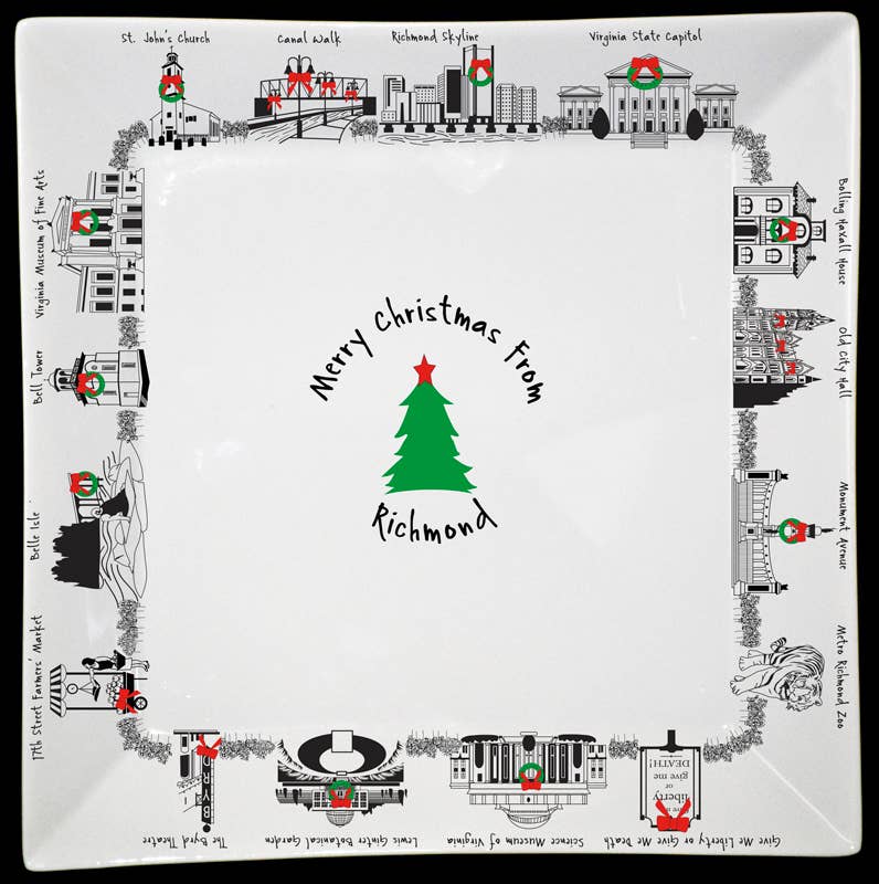 The Dish - Wholesale Dinner Plate - Richmond Christmas Small Square0