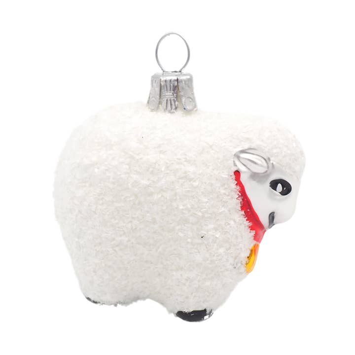 Mrs Twinkle - Venta al por mayor Decoración navideña - Oveja - Adorno navideño de vidrio0