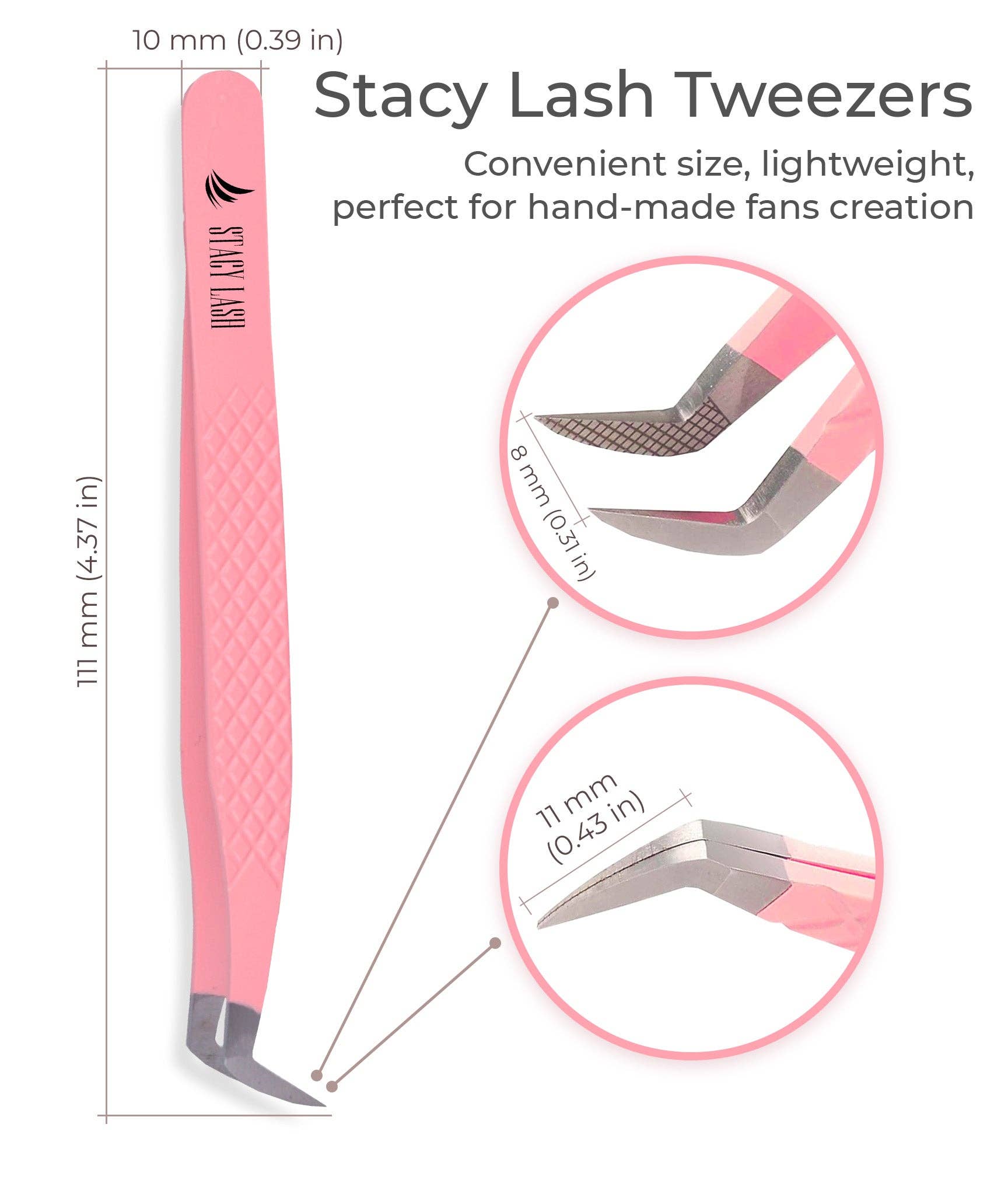 Stacy Lash – wholesale Fake lash applicator – Stacy Lash Volume Eyelash Extension Tweezers1
