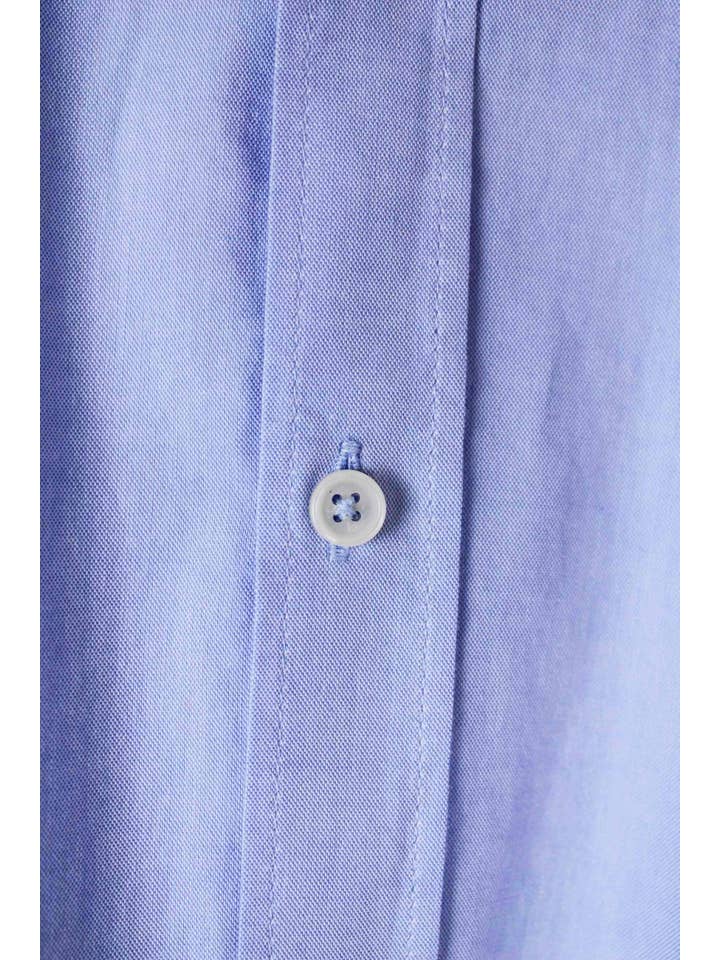 Patadegayo - Venta al por mayor Camisa con botones - Hombre - Camisa oxford lavado celeste5