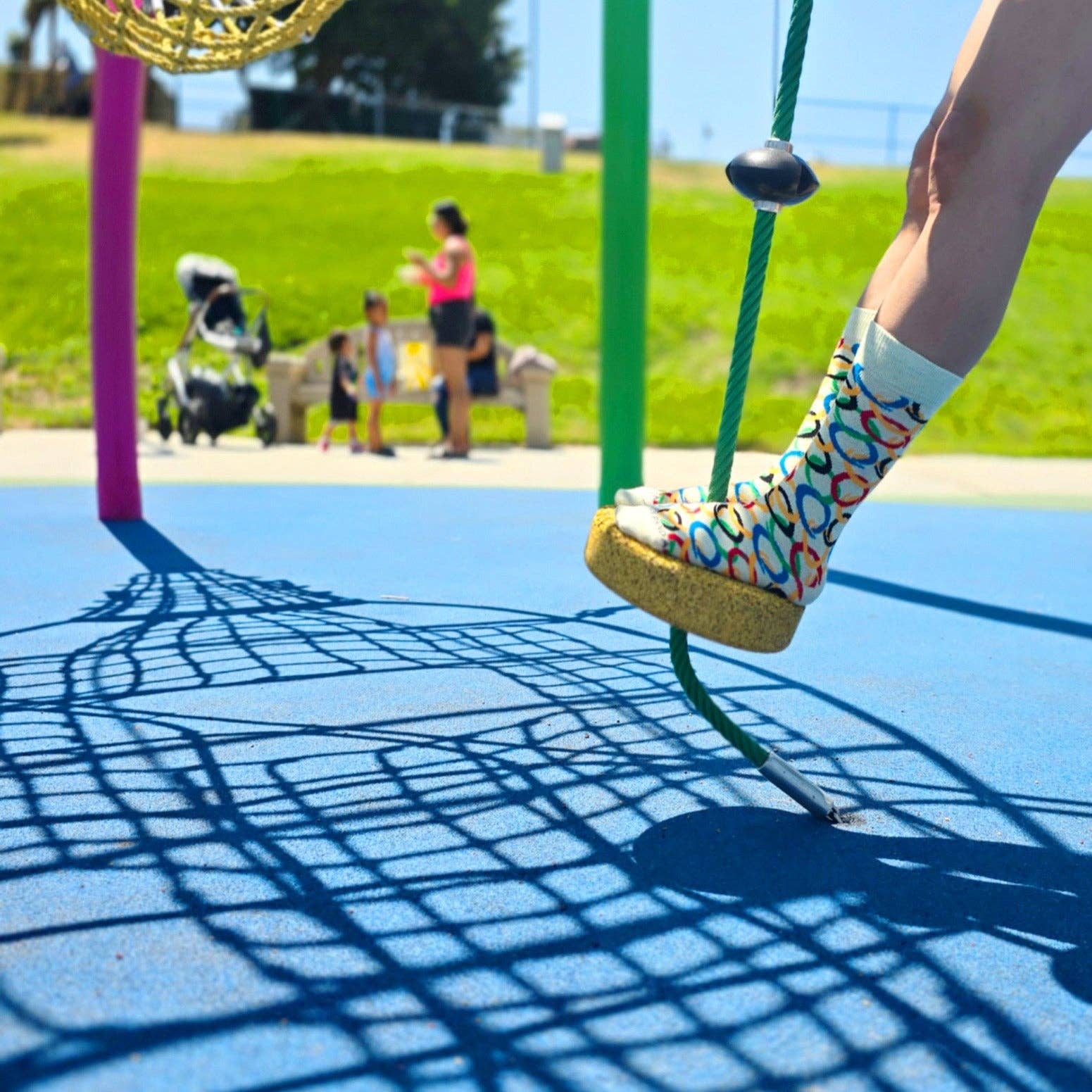 Sock Panda – wholesale Socks – Unisex – Ring Pattern Socks from the Sock Panda (Adult Small - Shoe Sizes 2-5)1